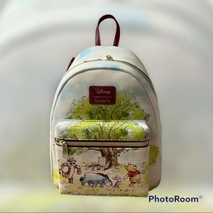Winnie the Pooh sketch loungefly backpack